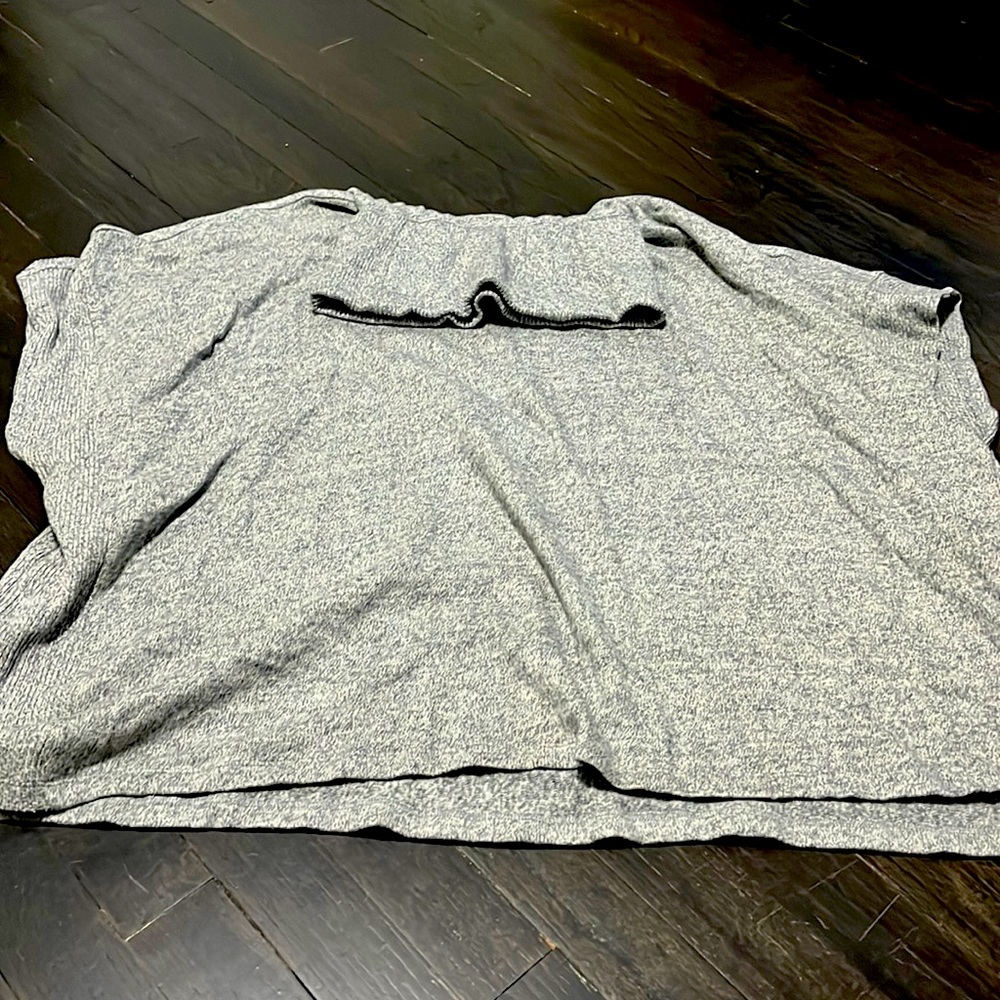 Banana Republic short sleeve turtleneck poncho
